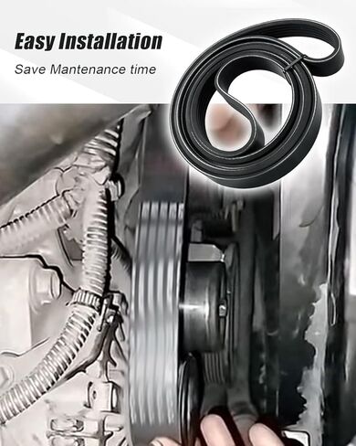 Engine Serpentine Drive Belt Fit for Nissan Rogue 2008-2013 Select 2014-2015 Sentra 2007-2009 Replace 11720ET80A 11720JG30A, Automotive Serpentine Belts in Saudi Arabia