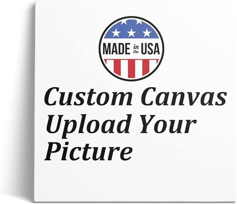 Texas Art Custom Canvas Prints with Your Photos Personalized Photo to Canvas Wall Art Customized Canvas Picture, Customized Gift for Mom/Dad/Men/Women, Gift Ideal For Home Decor Keepsakes, 8x8in in Kuwait