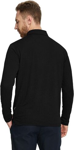 M MAELREG Golf Shirts for Men Dry Fit Performance Lightweight Heather Contrast Collar Mens Polo Shirts Short and Long Sleeve in Saudi Arabia