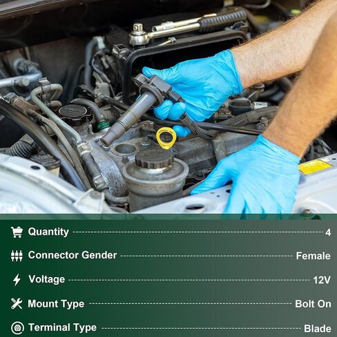 set of 4 Ignition Coil compatible with 2001-2012 Toyota Camry Rav4 Lexus Scion 1.8 2.4L UF333 in Kuwait