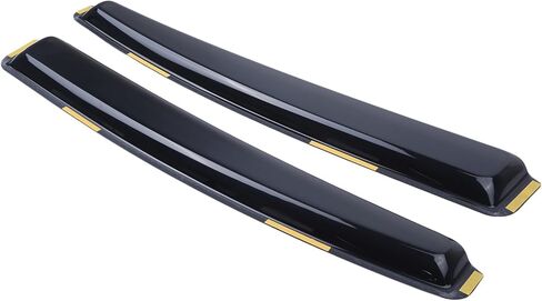 4Pcs in-Channel Window Rain Guards Wind Deflectors Vent Visors Shades, Compatible for BMW 3 Series F30 Sedan 2012-2019, Black Trim Window Deflectors Rain Shield Shade Car Accessories in Kuwait