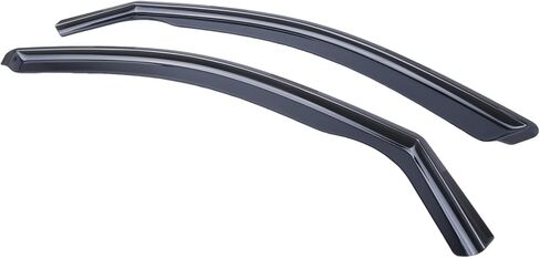 4Pcs in-Channel Window Rain Guards Wind Deflectors Vent Visors Shades, Compatible for BMW 3 Series F30 Sedan 2012-2019, Black Trim Window Deflectors Rain Shield Shade Car Accessories in Kuwait