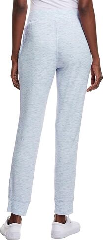 Champion Women's Active Performance French Terry Jogger Pants (Space Dye) (US, Alpha, Large, Regular, Regular, Blue Space Dye) in Saudi Arabia