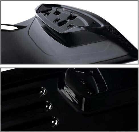 PIT66 Black Rear Trunk Spoiler Wing Glossy Compatible with Ford Mustang S550 GT Style Tail Wing Boot Lid 2015 2016 2017 2018 2019 2020 2021 2022 in Saudi Arabia