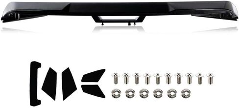 PIT66 Black Rear Trunk Spoiler Wing Glossy Compatible with Ford Mustang S550 GT Style Tail Wing Boot Lid 2015 2016 2017 2018 2019 2020 2021 2022 in Saudi Arabia
