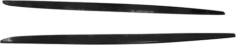 IKON MOTORSPORTS, Side Skirts Diffuser Compatible with 2015-2018 BMW F80 M3, MT Style Polyurethane PU Unpainted Black Rocker Panel Splitter Side Underbody Spoiler in Saudi Arabia