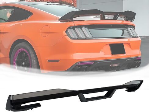 Rear Spoiler Compatible with 2015-2023 Ford Mustang,Dark Horse GT Style Trunk Wicker Bill Wing Spoiler in Kuwait