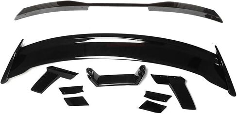 Rear Spoiler Compatible with 2015-2023 Ford Mustang,Dark Horse GT Style Trunk Wicker Bill Wing Spoiler in Kuwait