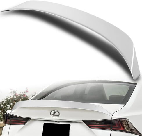 Q1-TECH, ABS Rear Trunk Lip Wing Spoiler Compatible with Lexus is-Series IS250 IS300 IS350 IS200t Sedan 2014-2020, Rear Wing AR-Style Replacement Trunk Boot Rear Spoiler (Pearl Black) in Saudi Arabia