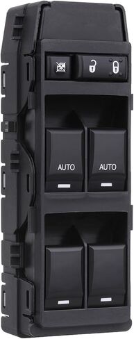 جانب سائق التحكم في الطاقة لمفتاح النافذة متوافق مع 2006-2014 Jeep Commander/Grand Cherokee، Chrysler Aspen/Chrysler 200/300/Sebring، Dodge Charger/Avenger/Magnum/Durango OEM 04602781AA in Saudi Arabia