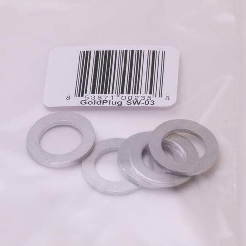 SW-03 | Made in USA | Aluminum Crush Washer | 12mm, 5-Pack, Fits MP-01/MP-01T/AP-03 and Other 12mm Plugs | in Kuwait