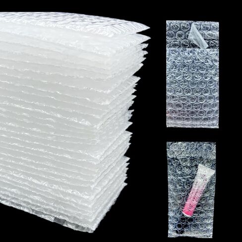 300 Pack 3x4 Inch Bubble Wrap Pouches, Double Walled Clear Self Seal Bubble Bags for Shipping, Thickened Small Cushioning Sleeves for Jewelry Business & Electronic Parts, Peel and Seal in Saudi Arabia
