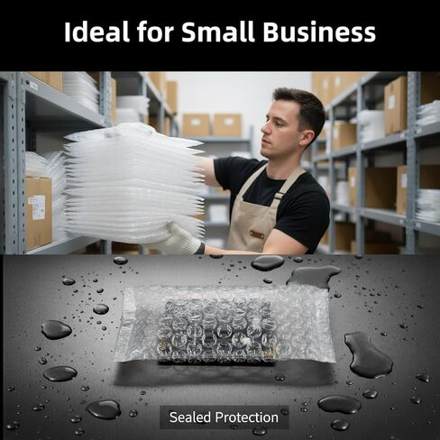 300 Pack 3x4 Inch Bubble Wrap Pouches, Double Walled Clear Self Seal Bubble Bags for Shipping, Thickened Small Cushioning Sleeves for Jewelry Business & Electronic Parts, Peel and Seal in Saudi Arabia