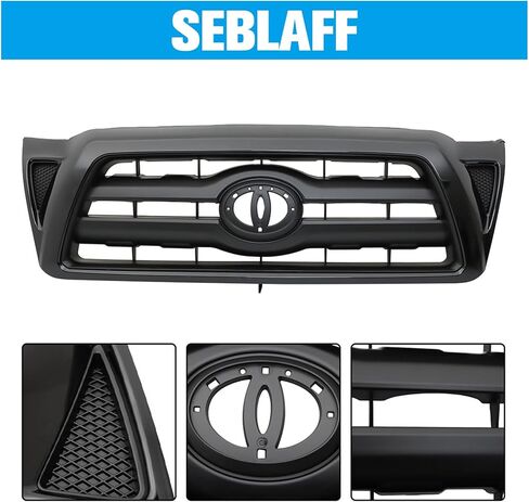 Front Bumper Hood Grille Gloosy Black Insert Grill Radiator Replacement for T-a-c-o-m-a 2005 2006 2007 2008 2009 2010 2011 5310004350 in Saudi Arabia