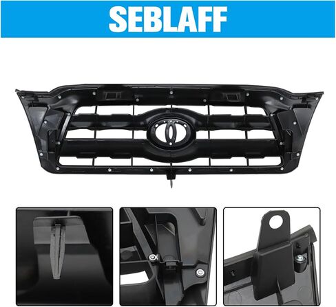 Front Bumper Hood Grille Gloosy Black Insert Grill Radiator Replacement for T-a-c-o-m-a 2005 2006 2007 2008 2009 2010 2011 5310004350 in Saudi Arabia