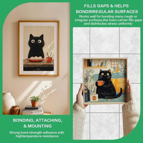 Double Sided Foam Tape Pads, 48Pcs Double Coated Pre-Cut Rectangles Mounting, 2mm Thick Heavy Duty White Polyurethane Foam with High Tack Adhesive for Crafts, Home, Outdoor Signs& Car (50x30mm) in Saudi Arabia