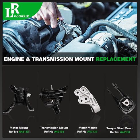 Engine Motor and Transmission Mount Kit Compatible with Corolla Electric/Gas 2020-2022 & Prius/Prius Prime 2017-2022 & Prius v 2016-2018 1.8L L4 Engine,Replace OE A42129 A42150 A42133 A42134 pcs4 in Saudi Arabia