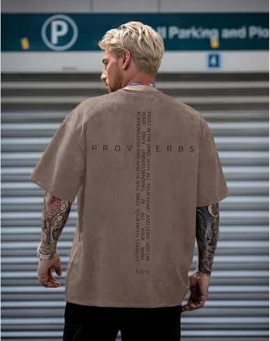 Christian Jesus Shirts for Men Bible Verse T-Shirt Jesus Cross Faith Shirt Inspirational Casual Short Sleeve Tee Tops in Saudi Arabia