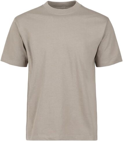 تي شيرت URBANJ رجالي كبير الحجم من القطن ثقيل الوزن تي شيرت كلاسيكي فضفاض بأكمام قصيرة ملابس الشارع الشهير in Kuwait