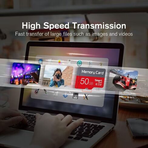 بطاقة TF سعة 128 جيجابايت مع محول SD، بطاقة ذاكرة SD فائقة السرعة U3 بطاقة ذاكرة فلاش TF للكاميرا والكمبيوتر اللوحي والهواتف الذكية بدون طيار in Kuwait