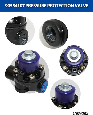 90554107 Pressure Protection Valve with 1/4" NPT Ports Valve Compatible with Haldex 90554107|Euclid E4324|Neway 90554107 90560150|Ridewell 1234761B000|Velvac 32086 for Trailers Trucks Air Brake System in Kuwait