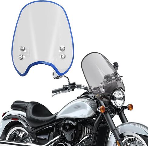 For VULCAN S 900 Vulcan s 900 2015-2026 Motorcycle windshield air fairing, front wind deflector, handlebar windshield, heightened instrument sun visor accessories (Smoke Gray,black) in Saudi Arabia