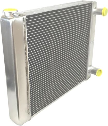JSD Universal جميع مشعاع السباق الألومنيوم 2 صف تمرير مزدوج 24 بوصة × 19 بوصة × 3 بوصة متوافق مع تشيفي GM in Saudi Arabia