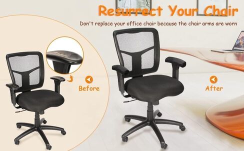 DHXYZZB أغطية ذراع كرسي الكمبيوتر المكتبي، غطاء مسند ذراع ممتد وسميك، واقي مسند الذراع، أغطية مسند ذراع قابلة للغسل، زوج واحد من نسيج البوليستر القابل للتمدد كرسي مكتب كرسي دوار in Kuwait