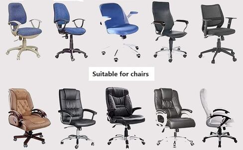 DHXYZZB أغطية ذراع كرسي الكمبيوتر المكتبي، غطاء مسند ذراع ممتد وسميك، واقي مسند الذراع، أغطية مسند ذراع قابلة للغسل، زوج واحد من نسيج البوليستر القابل للتمدد كرسي مكتب كرسي دوار in Kuwait