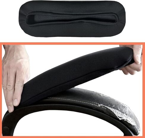 DHXYZZB أغطية ذراع كرسي الكمبيوتر المكتبي، غطاء مسند ذراع ممتد وسميك، واقي مسند الذراع، أغطية مسند ذراع قابلة للغسل، زوج واحد من نسيج البوليستر القابل للتمدد كرسي مكتب كرسي دوار in Kuwait