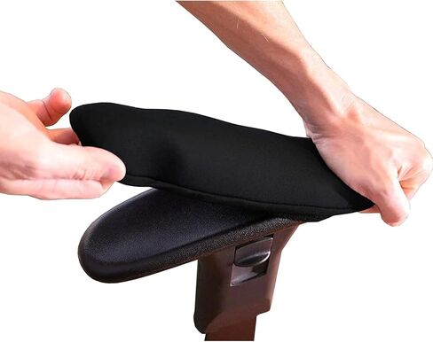 DHXYZZB أغطية ذراع كرسي الكمبيوتر المكتبي، غطاء مسند ذراع ممتد وسميك، واقي مسند الذراع، أغطية مسند ذراع قابلة للغسل، زوج واحد من نسيج البوليستر القابل للتمدد كرسي مكتب كرسي دوار in Kuwait