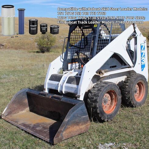 Skid Steer Filters kit Replace 6598362 6598492 6675517 6667352 6661248 for Bobcat 743 751 751G 753 763 773 7753 763G 773G S130 S150 S160 S175 S185 S205 T140 T180 T190 in Saudi Arabia