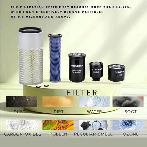 Skid Steer Filters kit Replace 6598362 6598492 6675517 6667352 6661248 for Bobcat 743 751 751G 753 763 773 7753 763G 773G S130 S150 S160 S175 S185 S205 T140 T180 T190 in Saudi Arabia
