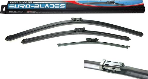 RKX Front + Rear Windshield Wiper Blades Set 26 + 18 + 11 Compatible with VW Taos and MK7 Golf 2GJ955425 (Front + Rear Set) in Saudi Arabia