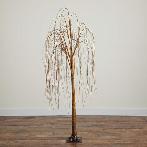 Nearly Natural 6ft. Pre-Lit Artificial Willow Tree with 160 Warm White LED Lights in Saudi Arabia