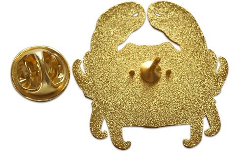 Novel Merk Crab - Ocean Creature Lover Lapel Pin, Hat Pin & Tie Tack Set with Clutch Back 3 Piece in Saudi Arabia