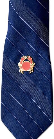 Novel Merk Crab - Ocean Creature Lover Lapel Pin, Hat Pin & Tie Tack Set with Clutch Back 3 Piece in Saudi Arabia