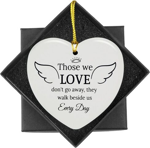 Sympathy Gifts for Loss of Loved One, Memorial Gift, Grief Ceramic Christmas Ornament Bereavement Gifts Idea Condolence Remembrance Gift for Loss of Mom Dad Friend Son Daughter Dog in Kuwait