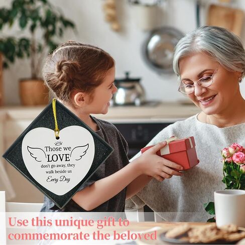 Sympathy Gifts for Loss of Loved One, Memorial Gift, Grief Ceramic Christmas Ornament Bereavement Gifts Idea Condolence Remembrance Gift for Loss of Mom Dad Friend Son Daughter Dog in Kuwait