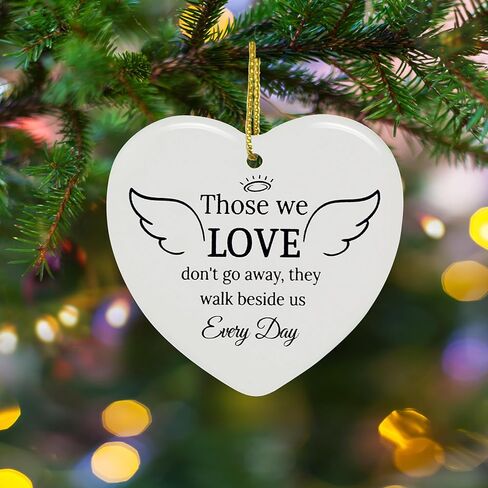 Sympathy Gifts for Loss of Loved One, Memorial Gift, Grief Ceramic Christmas Ornament Bereavement Gifts Idea Condolence Remembrance Gift for Loss of Mom Dad Friend Son Daughter Dog in Kuwait