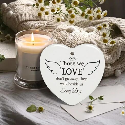 Sympathy Gifts for Loss of Loved One, Memorial Gift, Grief Ceramic Christmas Ornament Bereavement Gifts Idea Condolence Remembrance Gift for Loss of Mom Dad Friend Son Daughter Dog in Kuwait