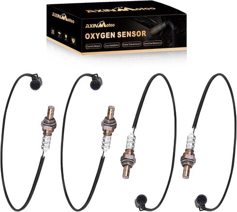 O2 Oxygen Sensor 4PCS Upstream Downstream 15717 Replacement for Ford Escape Fusion Explorer for Mustang for F150 F250 F350, for Lincoln Navigator, for Mercury Sable, for Mazda CX-9 B4000 in Kuwait