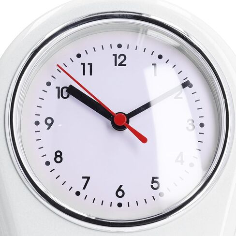 Tyenaza 9 Inch Retro Kitchen Timer Wall Clock, Multifunction Innovative Precise Time Silent Operation Quartz Clock for Home Kitchen (White) in Saudi Arabia