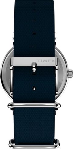 Timex Men's Peanuts Weekender Baseball 38mm Watch - Blue Slip-Thru Single Layer White Dial Silver-Tone Case in Saudi Arabia