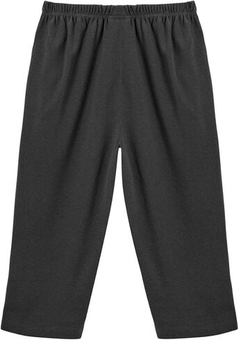 CATALOG CLASSICS Womens Capri Pants with Pockets Elastic Waist Pants for Women in Saudi Arabia