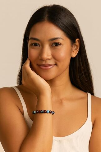 Reiki Infused Scorpio Zodiac Bracelet, Energy Bracelet, Reiki Gift, Reiki jewelry, Gemstone bracelets, Crystal bracelets in Kuwait