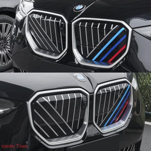 واقي شبكة الشواية الأمامية للسيارات BMW X3 2025-2026، خطوط MTri-Style 3 ألوان، ملحقات غطاء الرادياتير للشبكة الأمامية in Kuwait