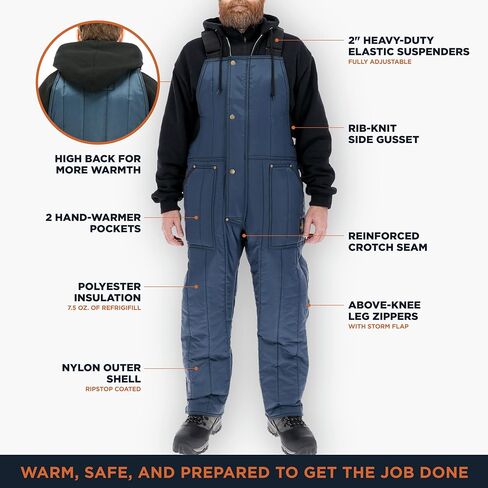 ملابس رجالية معزولة من RefrigiWear، تصنيف مريح 10 درجة فهرنهايت in Saudi Arabia
