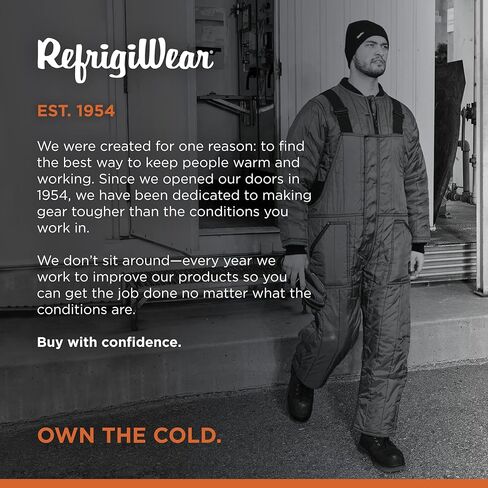 ملابس رجالية معزولة من RefrigiWear، تصنيف مريح 10 درجة فهرنهايت in Saudi Arabia