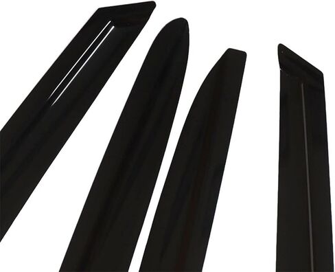 Window Visors Rain Guards Deflectors - 4-Pack Side Window Deflector Vent Shade for Car Windows Tape-On Outside Mount Acrylic Sun Rain Guard Replacement for Veloster 2011-2017 in Saudi Arabia